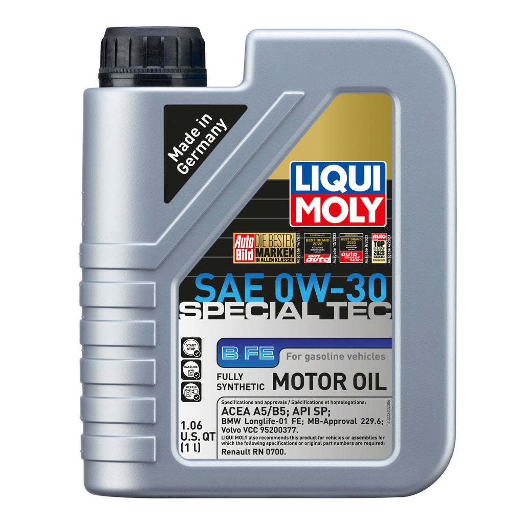 Liqui Moly Special Tec B FE 0W-30 1L 22260 in the BMW M60 M62 oil change kit