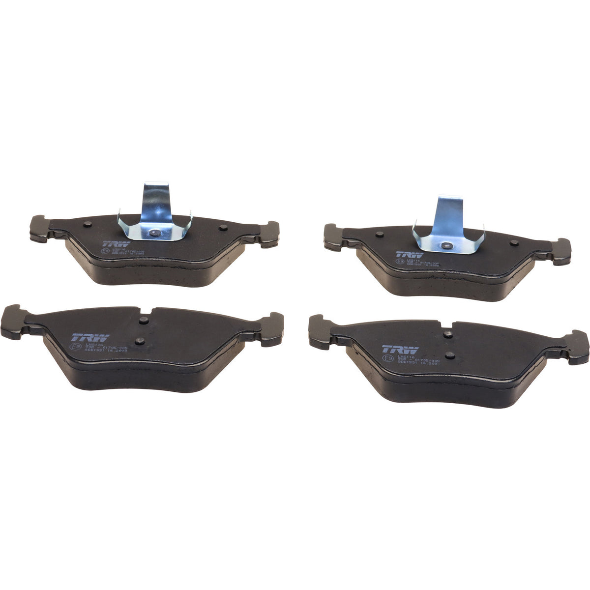 TRW GDB1531 semi-metallic front brake pad set, BMW 34113404362