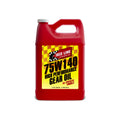 Red Line 75W140 synthetic gear oil, 1 US gallon jug, part 57915, older checkered label