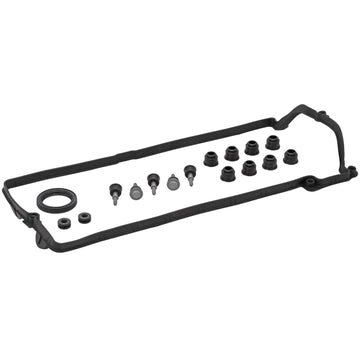 Elring 725.330 valve cover gasket set Cylinders 1-4, BMW 11127513194