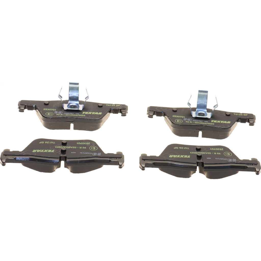 Textar 2530701 low-metallic rear brake pad set, BMW 34206873094, photo 2