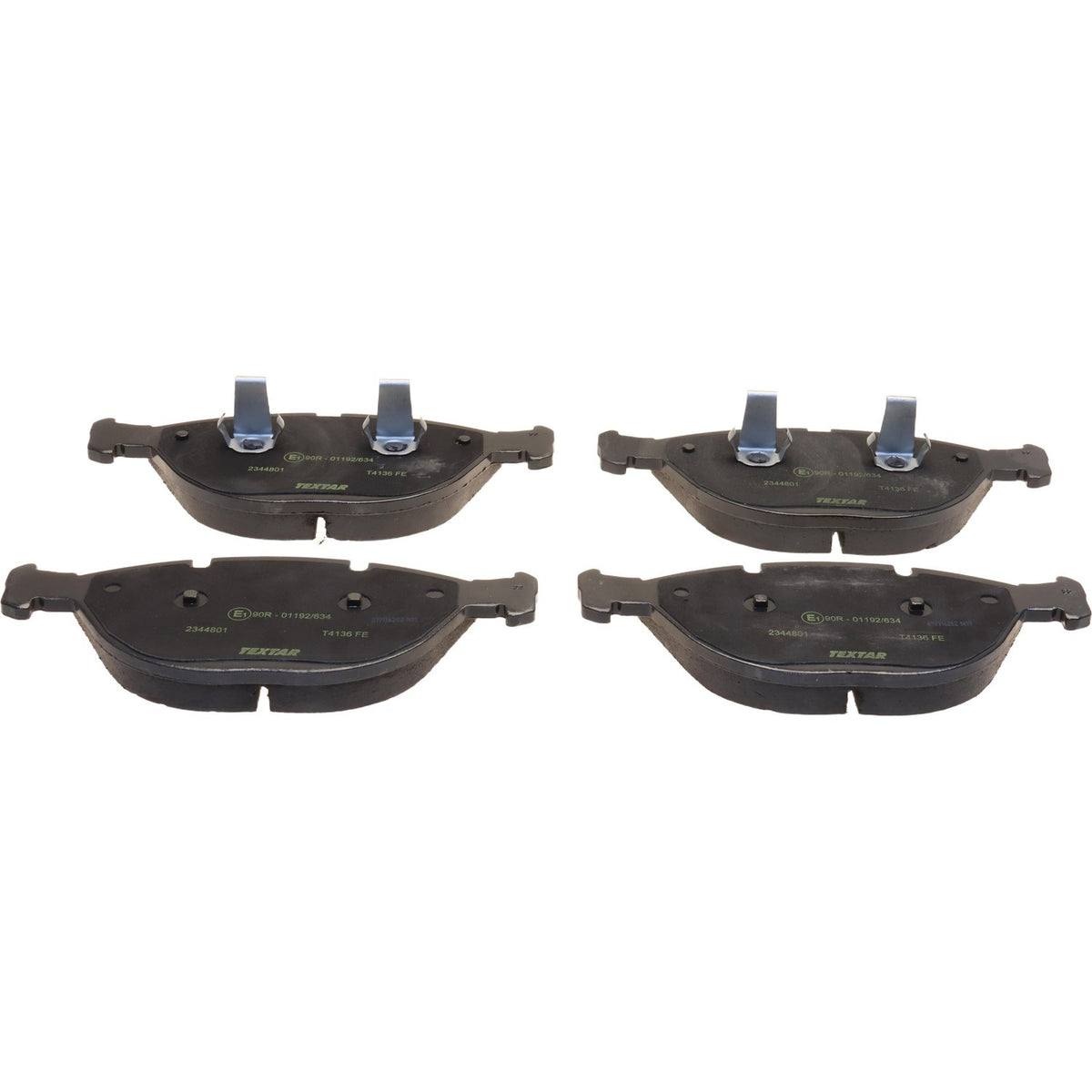 Textar 2344801 low-metallic front brake pad set, BMW 34116761282