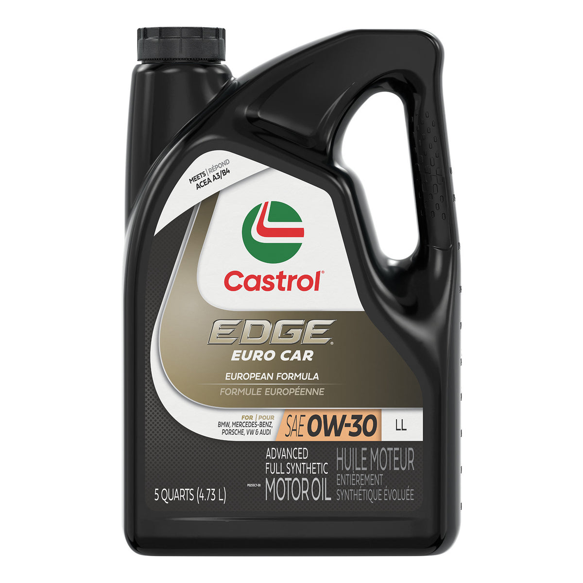 Castrol EDGE Euro 0W-30 LL full synthetic motor oil, 5 quart bottle