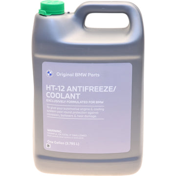 Genuine BMW HT-12 Antifreeze/Coolant concentrate, one gallon jug with green cap, BMW part 83192468442