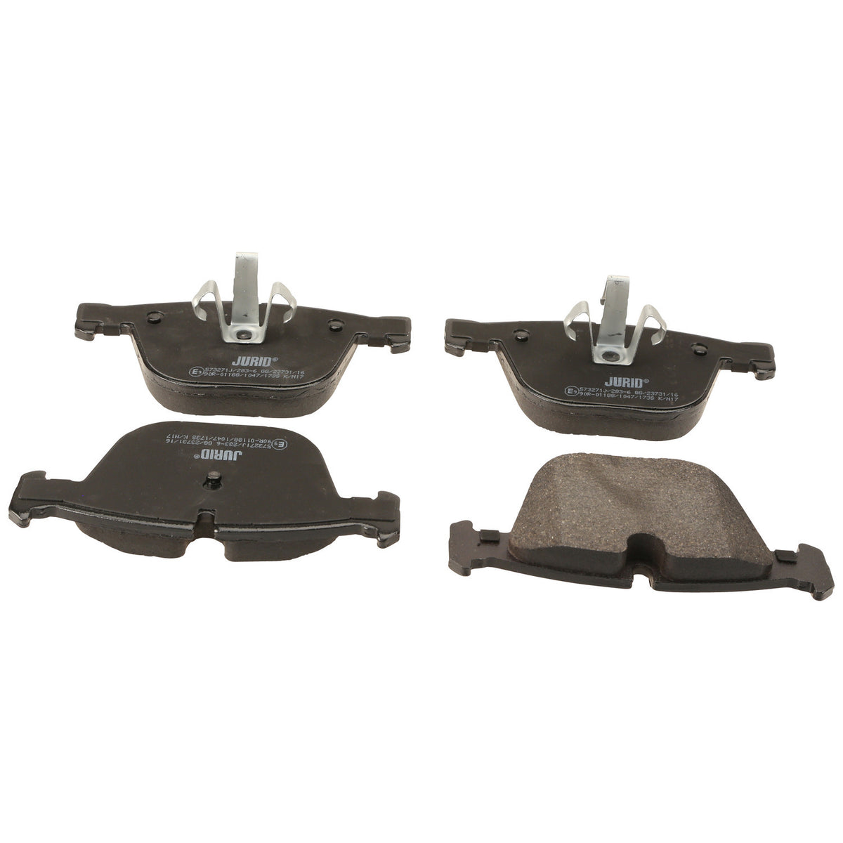Jurid 573271J low-metallic rear brake pad set, BMW 34216790966