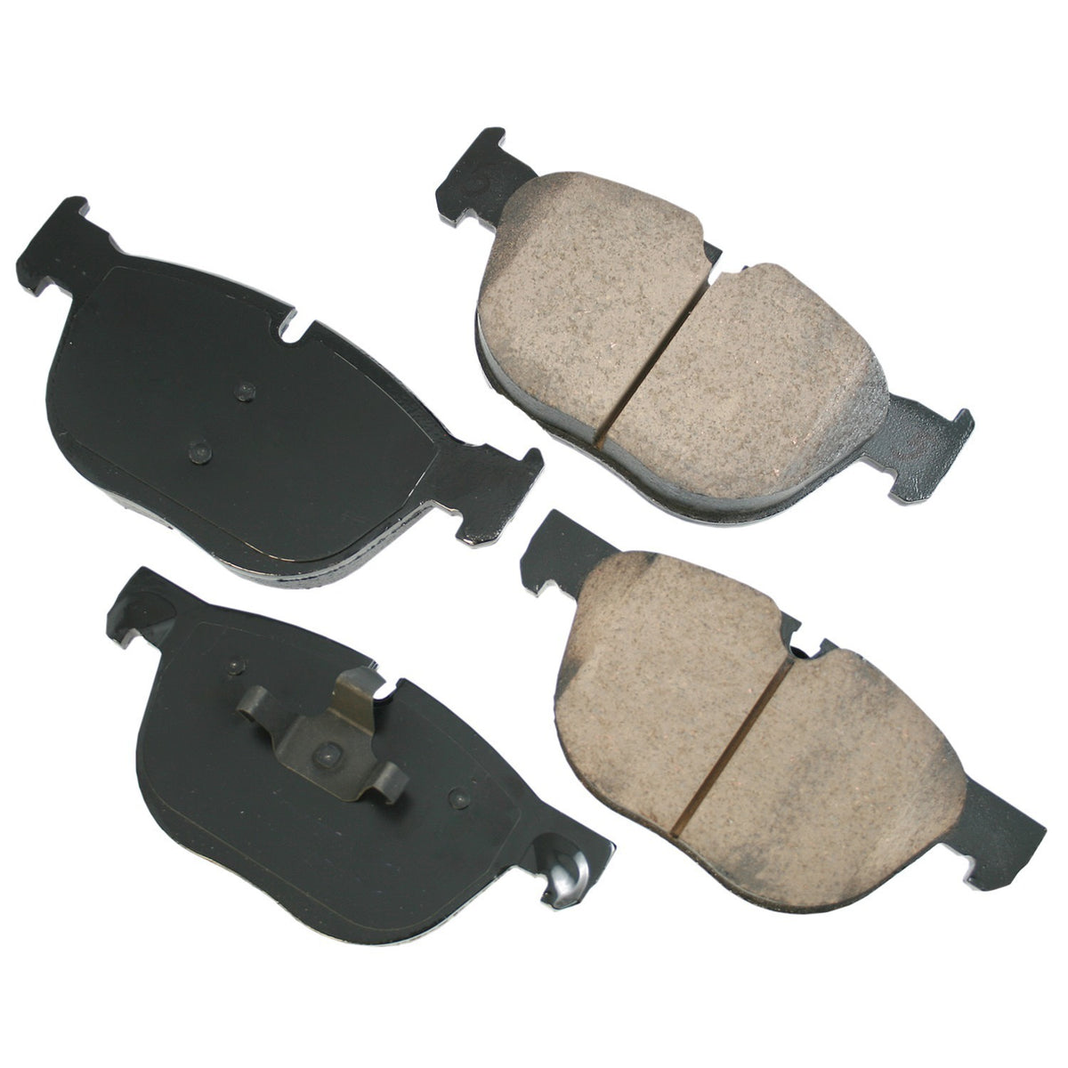 Akebono EUR1294 ceramic front brake pad set, BMW 34116852253, photo 1