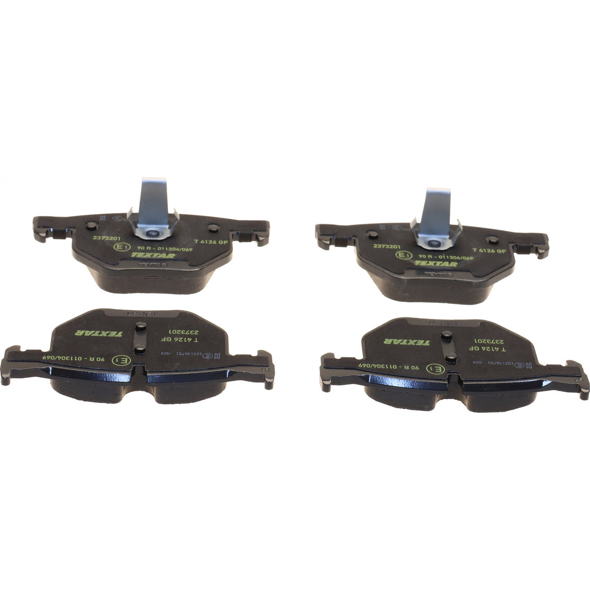 Textar 2373201 low-metallic rear brake pad set, BMW 34216763043