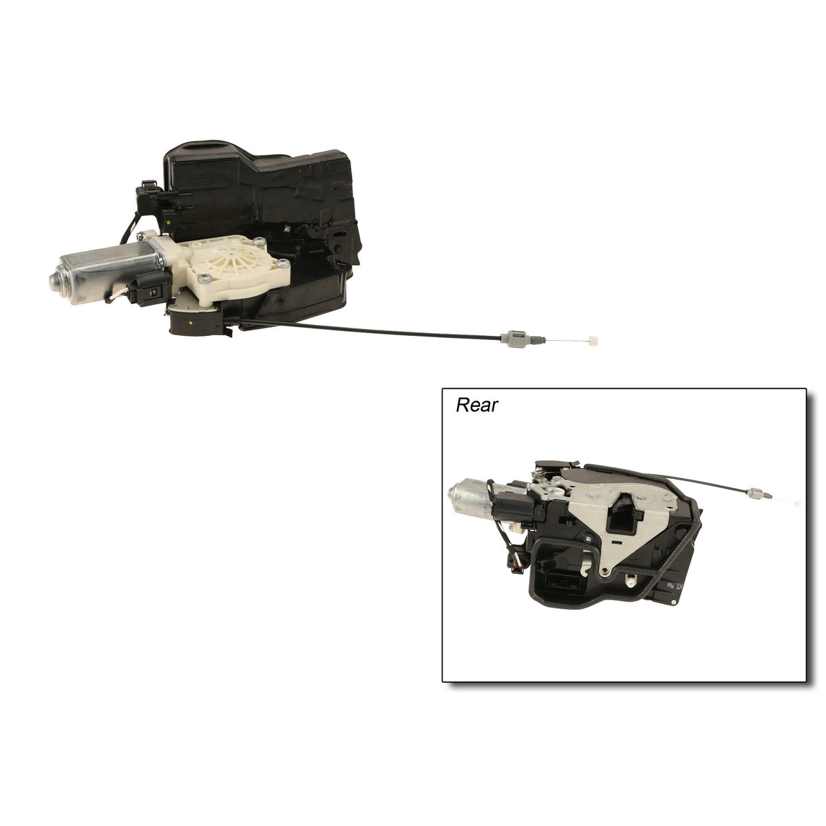 Genuine BMW 51-22-7-202-137 rear left door lock actuator, BMW 51227202137