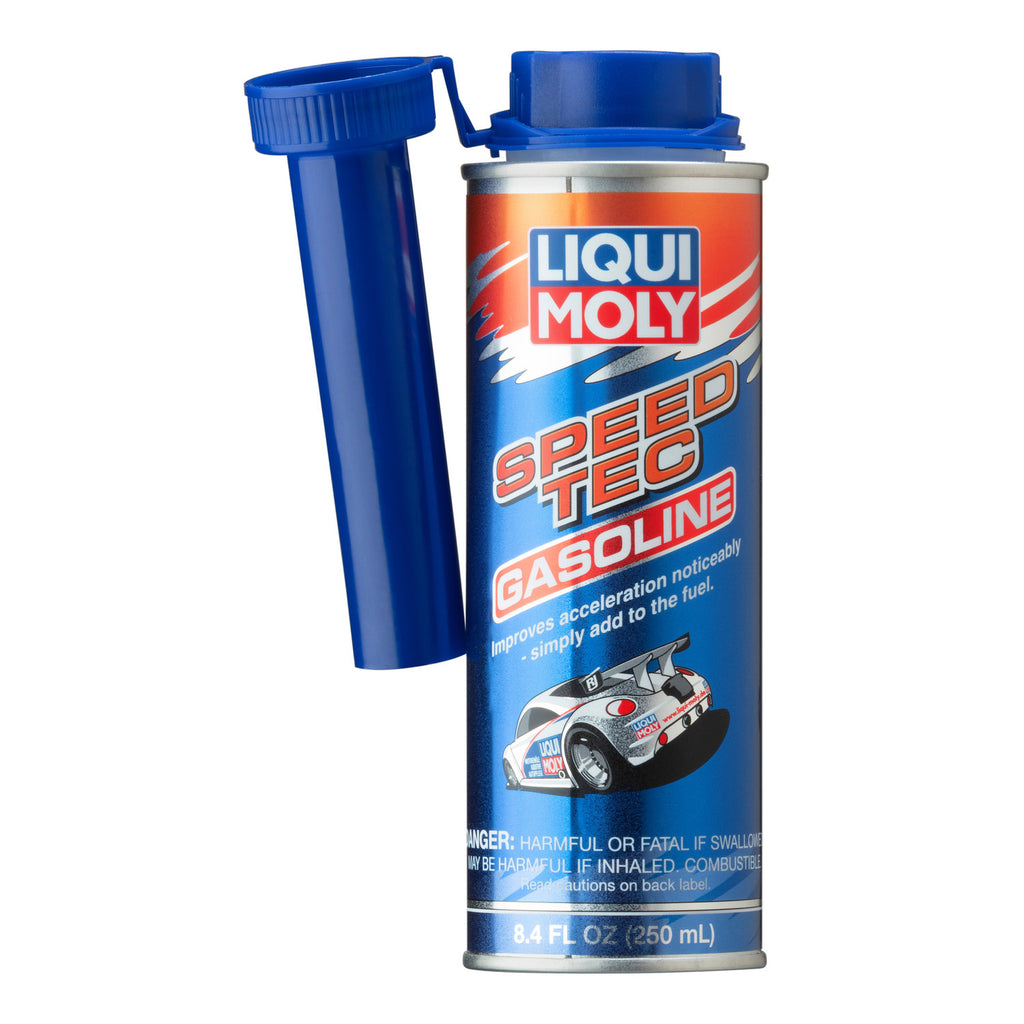 Liqui Moly Speed Tec Gasoline 250 ml can, front label, second angle