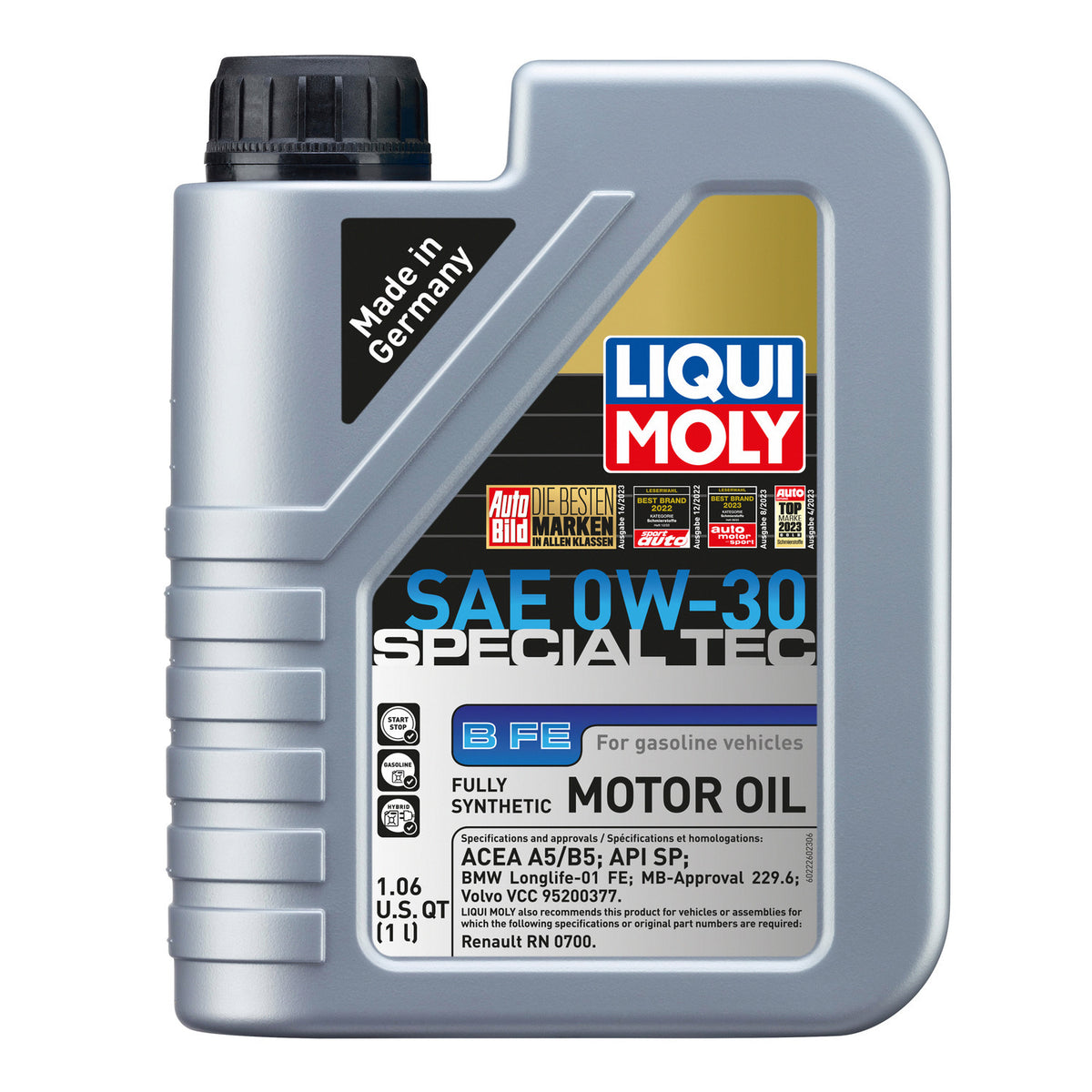 Liqui Moly Special Tec B FE 0W-30 1L 22260 in the BMW N20 N26 oil change kit