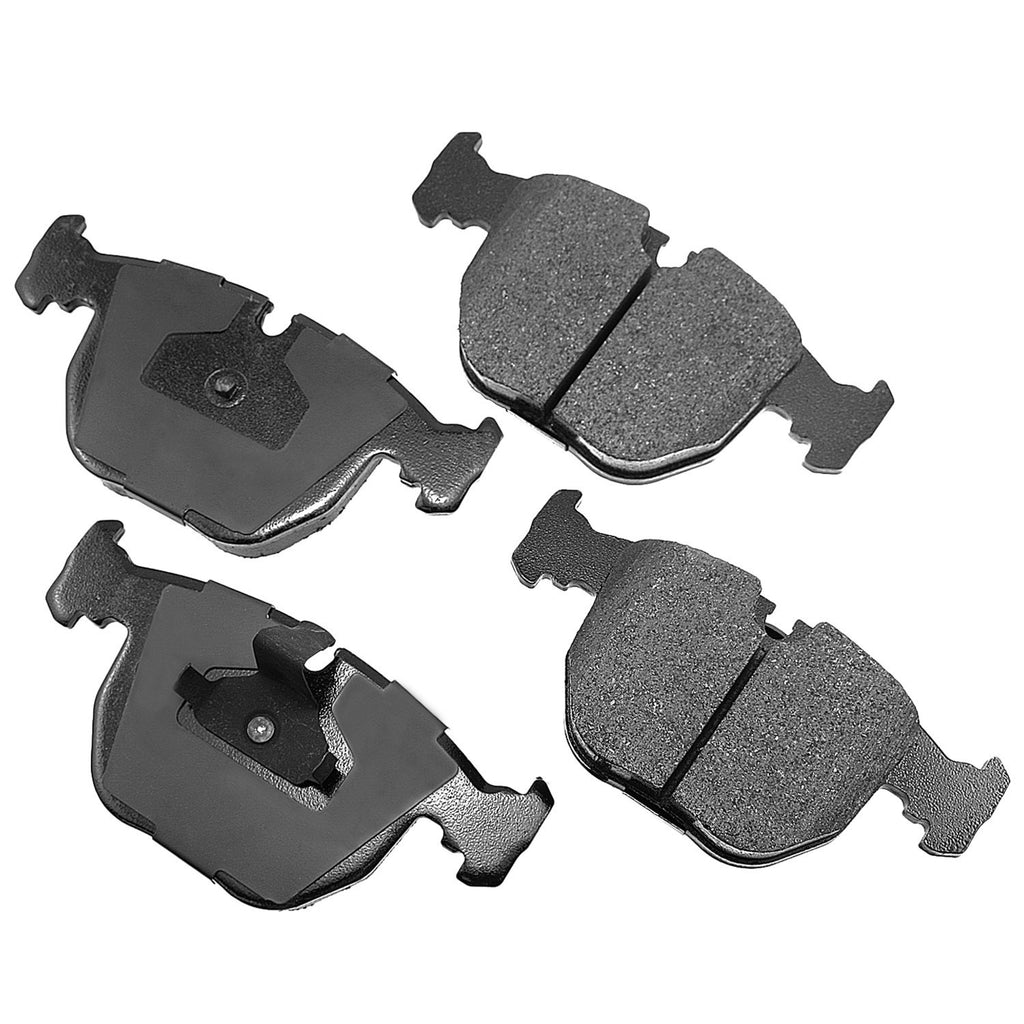 Akebono EUR681 ceramic front brake pad set, BMW 34116761252, photo 1