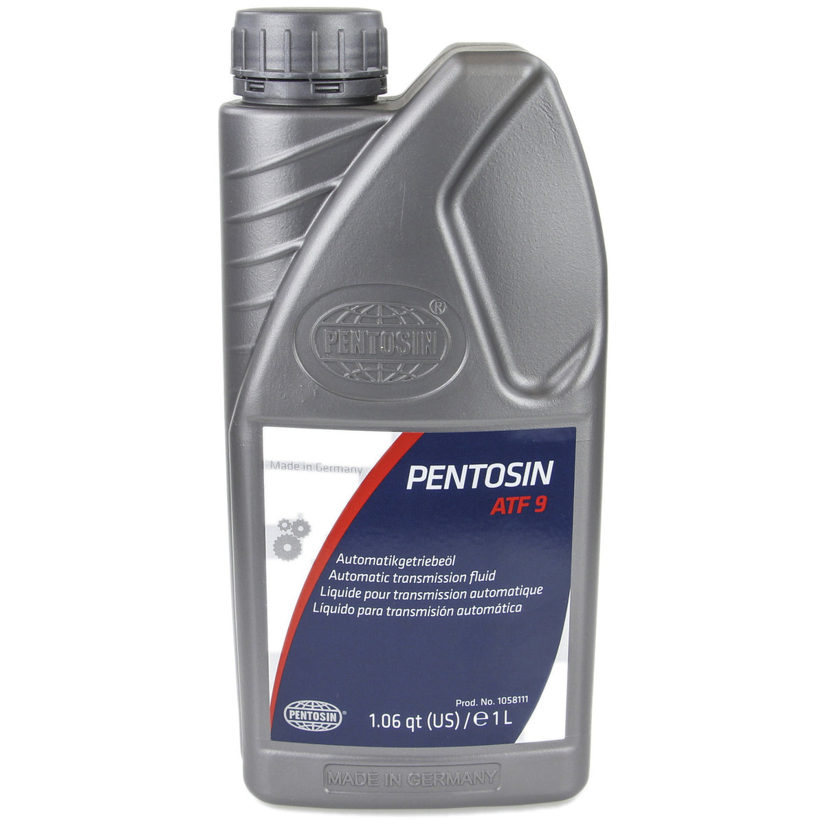 Pentosin ATF 9 automatic transmission fluid, 1 liter bottle, part 1058111