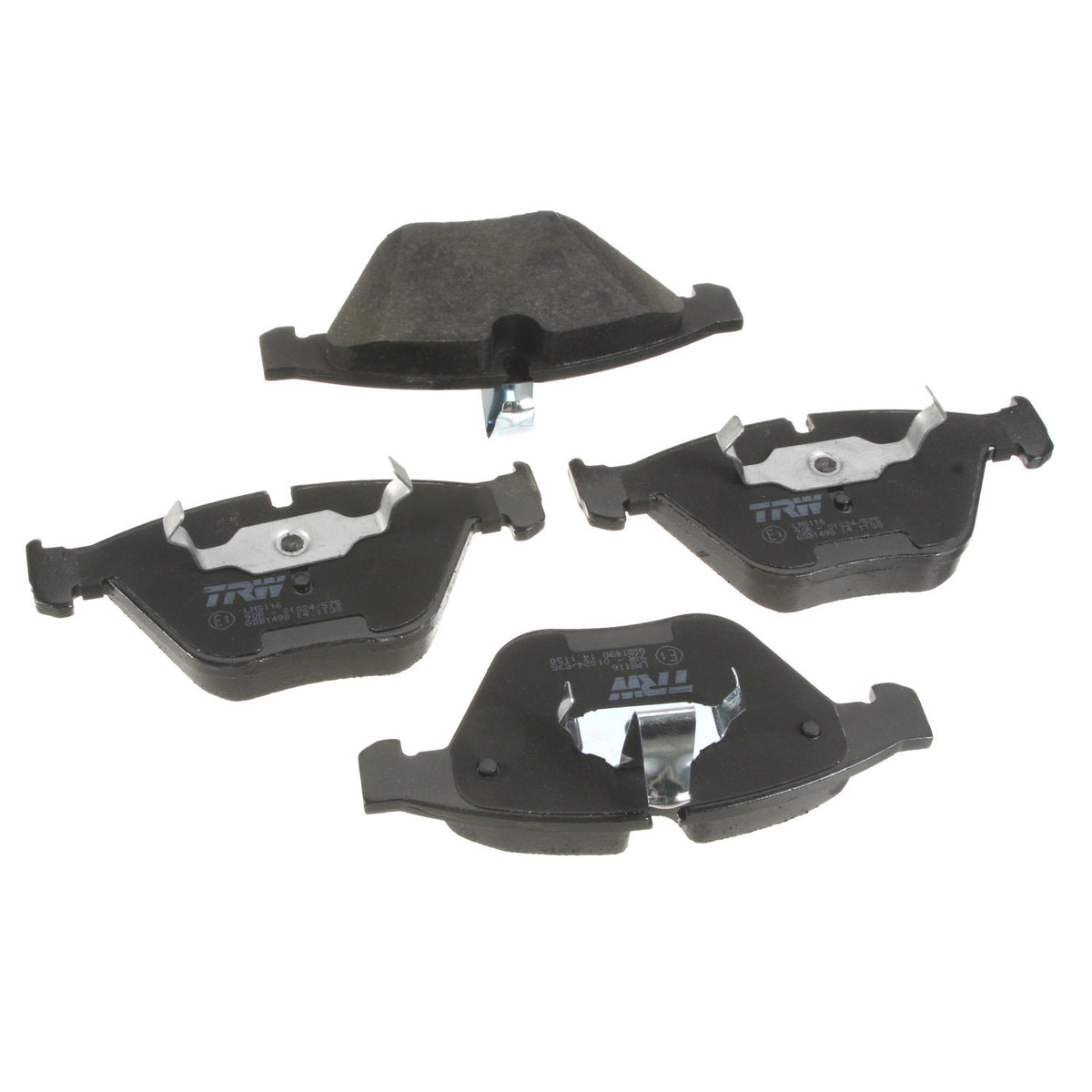 TRW GDB1498 semi-metallic front brake pad set, BMW 34116794913