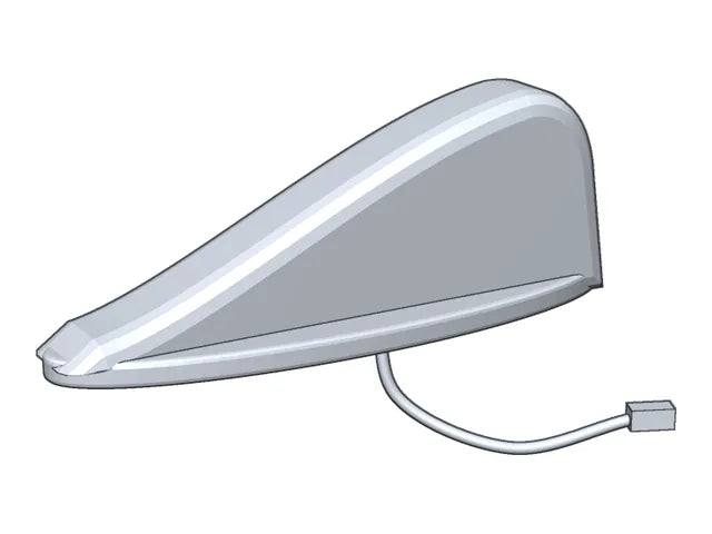 Shark fin antenna